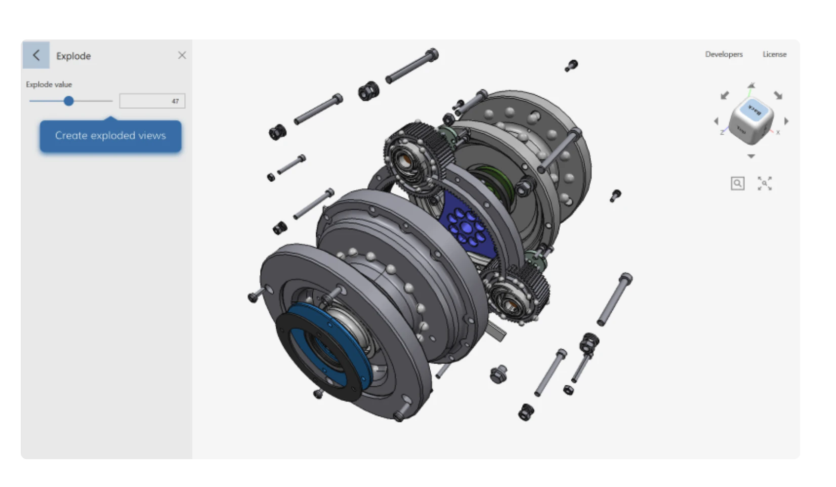 screenshot of CAD Exchanger